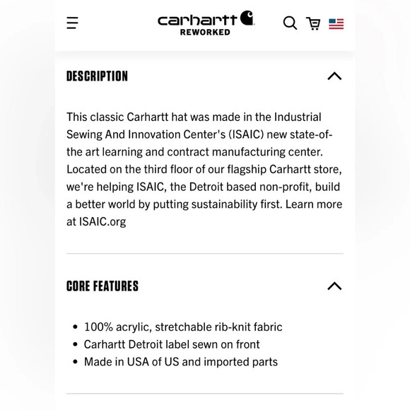 CARHARTT Denwood Vest in Raspberry - Picture 10 of 10